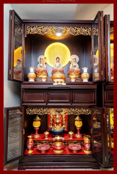 Hướng dẫn lập bàn thờ Phật tại nhà | Lập bàn thờ phật tại gia | Cách bố trí bàn thờ Phật trong nhà